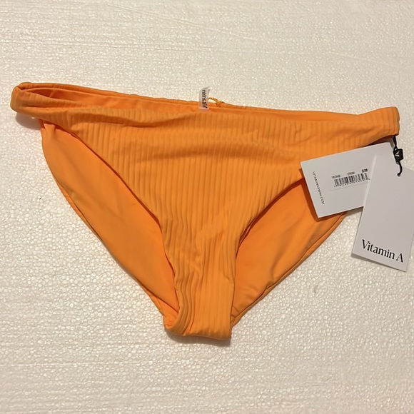 Any 1/$25 - Vitamin A Kaya Red Rib Bikini Bottom - Picture 8 of 16